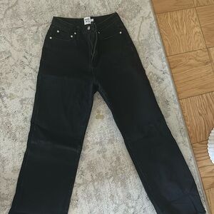 Wide leg black jeans from Princess Polly